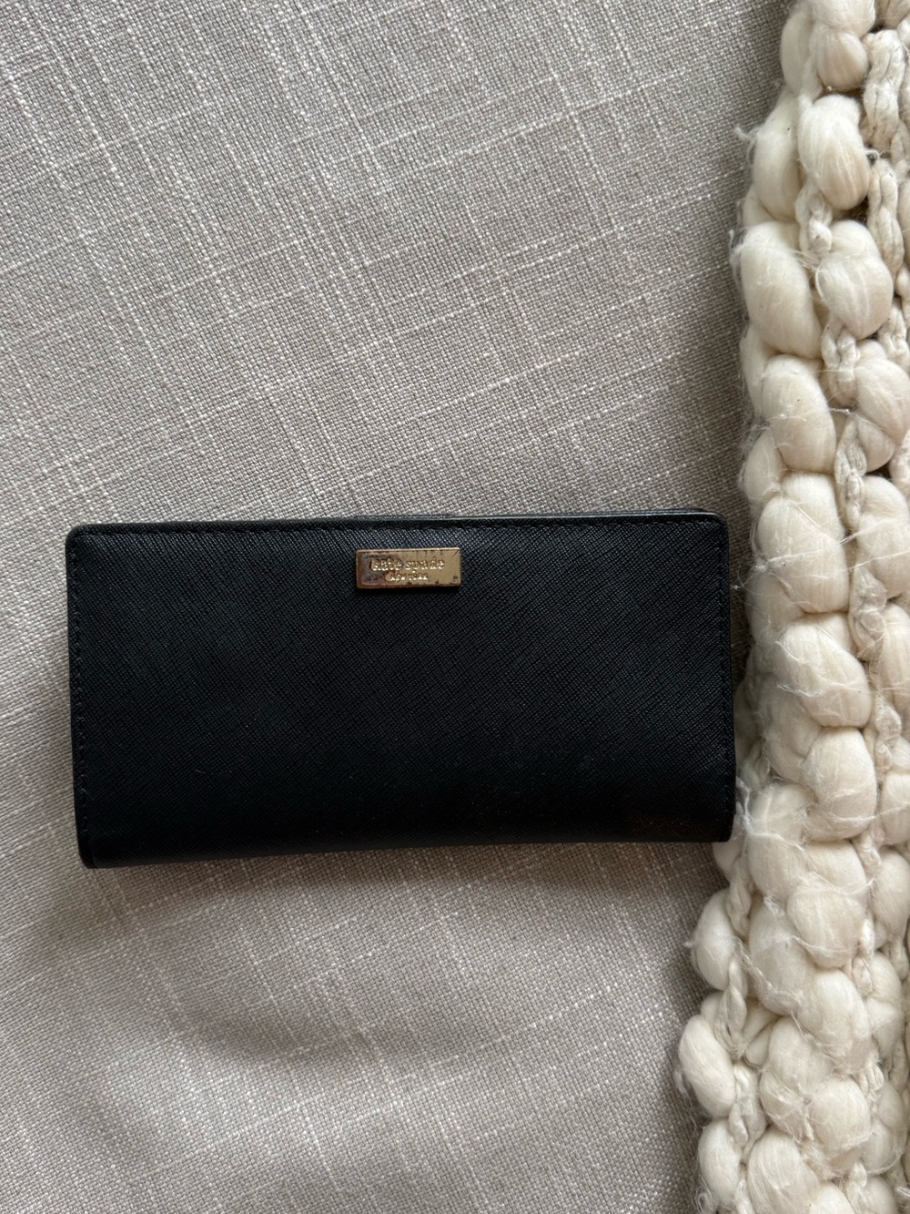Kate Spade Black Wallet - Picture 1 of 4